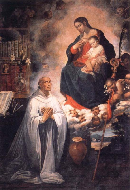 ROELAS, Juan de las Vision of St.Bernard France oil painting art